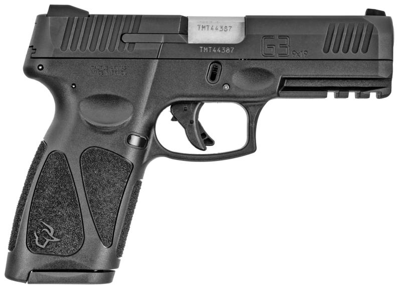 taurus g3 9mm luger 4in black pistol