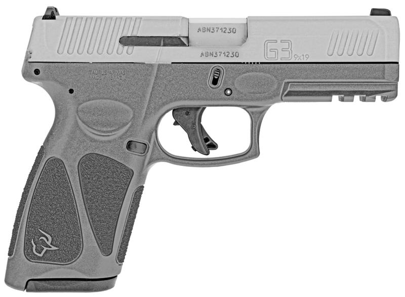 taurus g3 9mm grey frame stainless slide