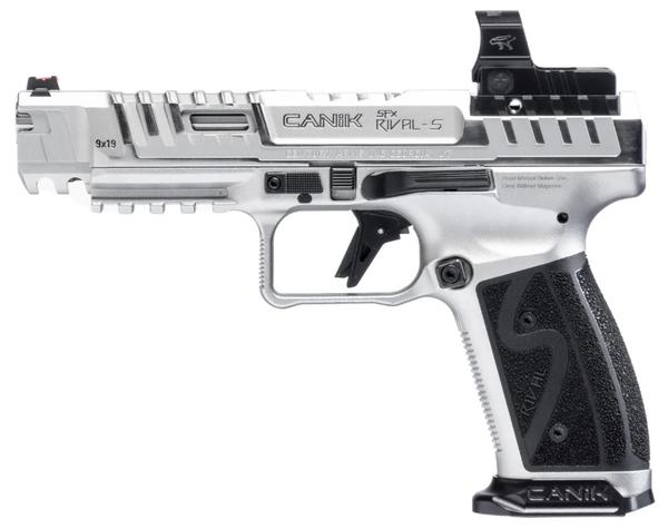 CANIK SFX-S CHROME 9MM W/OPTIC